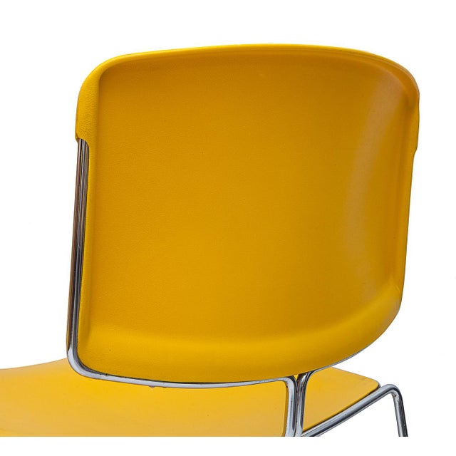 Metal Vintage Max Stacker Chairs, 1970s, Set of 6 For Sale - Image 7 of 14