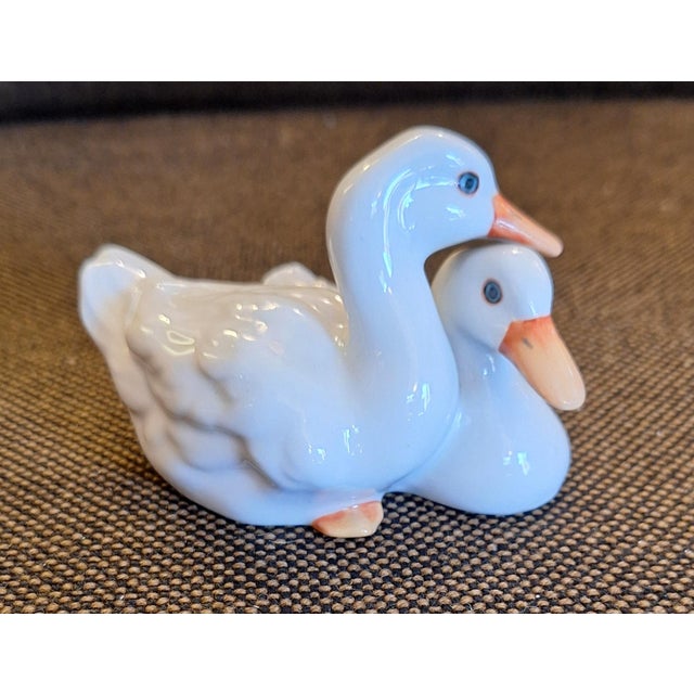 Ceramic Hand-Painted Porcelain Ducks Figurine from Herend, 1970s For Sale - Image 7 of 7