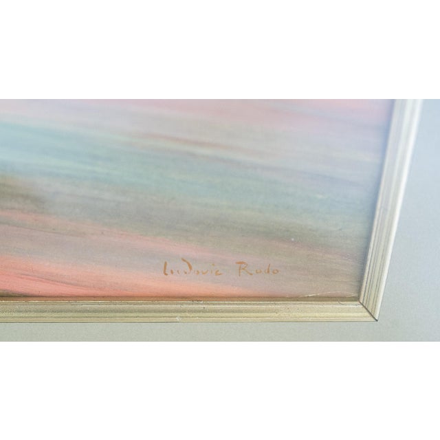 Original work by Ludovic-Rodo Pissarro (1878-1952). Gouache and watercolor on paper depicting a staged performance...