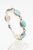Late 20th Century Mexican Turquoise Sterling Silver Link Bracelet For Sale - Image 11 of 14