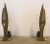 1940s French Art Deco Andirons Bronze Attributed Pierre Legrain - a Pair For Sale - Image 5 of 12