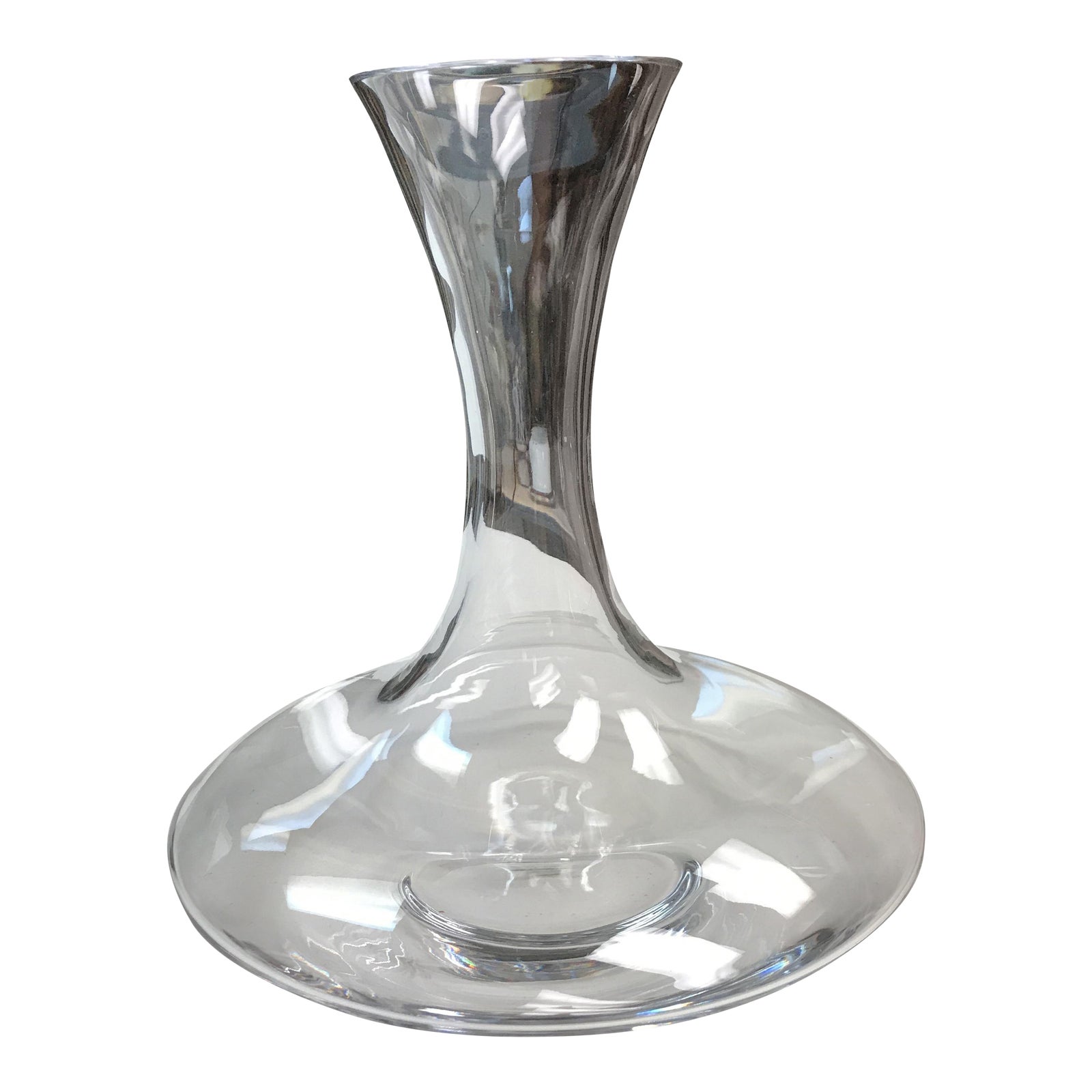 Hand Made Crystal Glass Riedel Decanter Chairish
