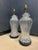 A pair of circa 1930’s hand blown murano glass table lamps.