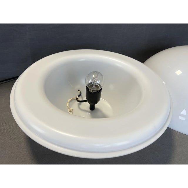 1970s Vintage Mushroom Table Lamp by André Ricard for Metalarte, 1974 For Sale - Image 5 of 8