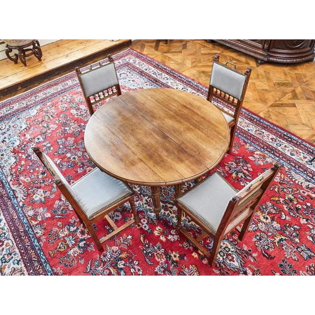 Extendable Table in Oak with Gate Legs For Sale - Image 4 of 15