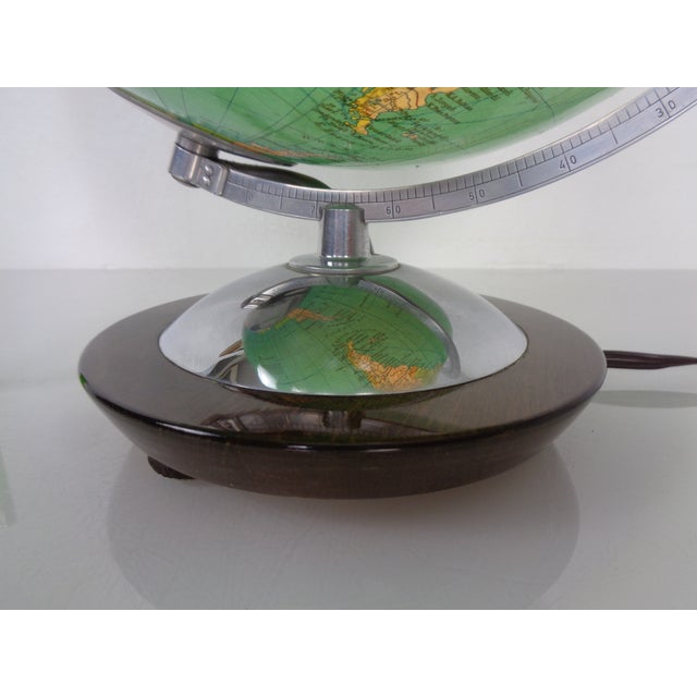 Vintage Illuminated Glass Globe by Paul Oestergaard for Columbus, 1960s For Sale - Image 14 of 18