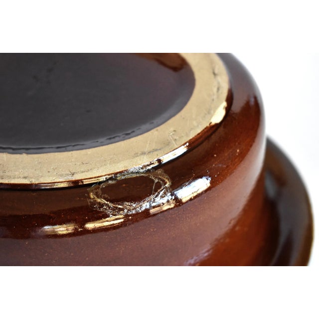 Brown Mid-Century Red Wing Pottery Casserole Baking Dish For Sale - Image 8 of 9