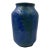 Vintage Signed Studio Pottery Vase in Cobalt Blue and Teal Glaze For Sale