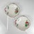 Leaf-Shaped Streetlight Bowls with Tulip and Rose Pattern from KG Lunéville, 1980s, Set of 2 For Sale - Image 6 of 6