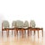 1960s Set of Six Danish Modern Model 203 Dining Chairs Arne Vodder for France & Son For Sale - Image 11 of 15