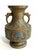 Vintage Asian Champlevé Enamel Brass Vase With Elephant-Head Handles For Sale In Greensboro - Image 6 of 9