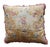 18th Century Antique French Silk Chinoiserie Floral Petit Point Pillow For Sale