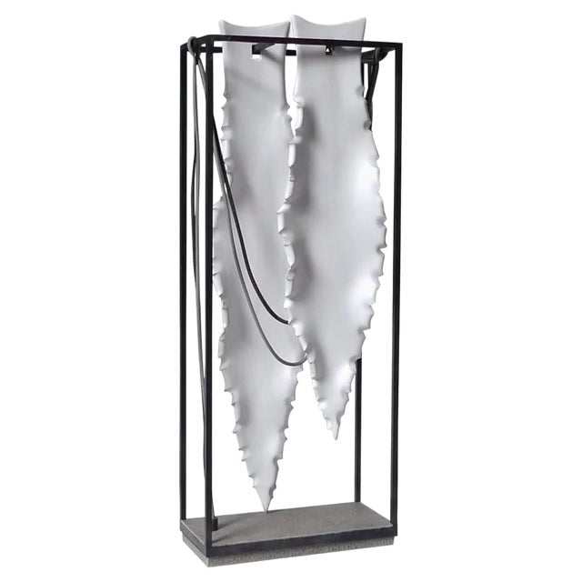 Framed Agave Leafs Table Lamp by Sander Bottinga For Sale