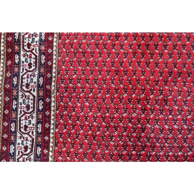 1970s Handmade Vintage Indian Seraband Rug 5.7' X 7.8' For Sale - Image 11 of 13