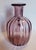 Beautiful Murano soffiato glass double handled purple vase,, attributed to Vittorio Zecchin. It is in great condition with...