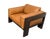 Bastiano Lounge Chair in Ash and Cognac Leather by Afra & Tobia Scarpa, Italy, 2000 For Sale