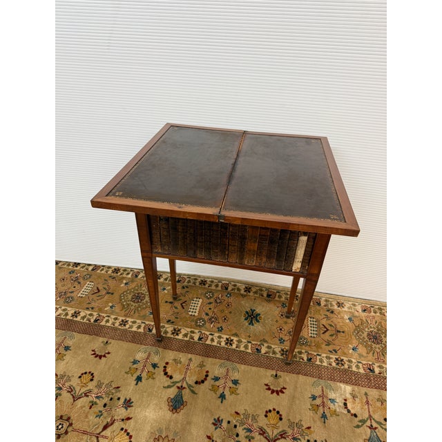 Late 20th Century French Louis XVI Style Faux Book Side Table, Early 20th Century For Sale - Image 5 of 12