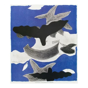 1987 After Georges Braque for Verve, "Birds" Second Edition Full-Color Print