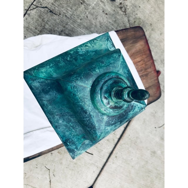 1970s Underwriter Laboratories 4 Light Post Lantern For Sale In New York - Image 6 of 11