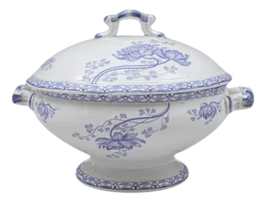 20th Century French Special Edition Porcelain Tureen With Lid