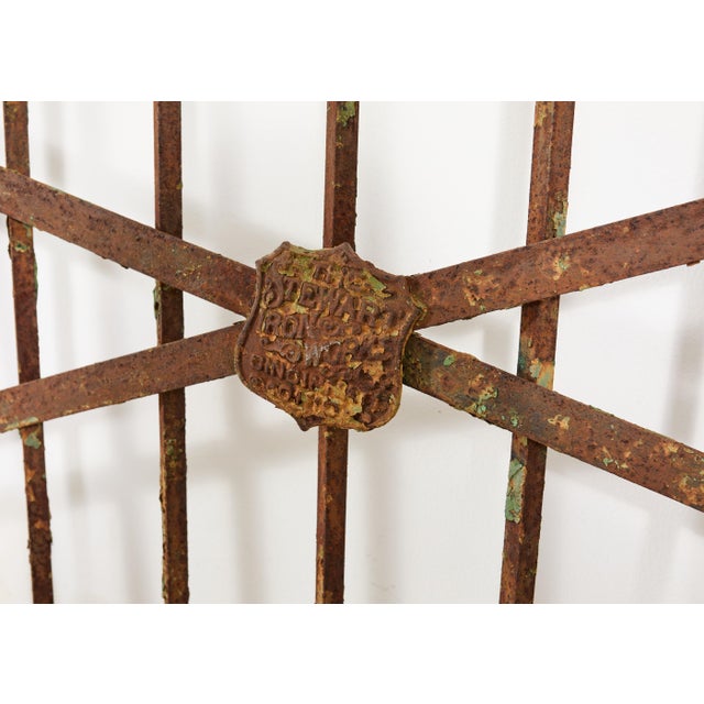 19th Century Stewart Iron Works Wrought Iron Double Entry Gates For Sale - Image 14 of 18