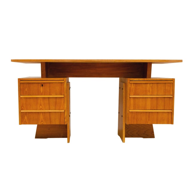 Large Czechoslovak Writing Desk, 1970s For Sale - Image 17 of 17