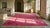 Textile 1920s Bright Pink Floral Modern Antique Chinese Deco Rug 8' 10" X 11' 6" Knotted Wool Carpet For Sale - Image 7 of 9