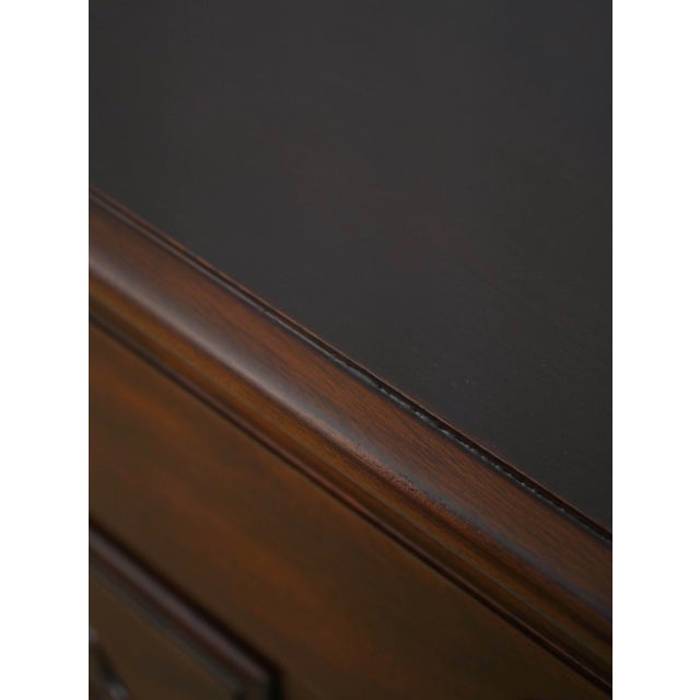 Henkel Harris Mahogany 4 Drawer Lowboy For Sale - Image 15 of 18