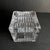 Late 20th Century Vintage Crystal Trinket Box Faceted Cube Decorative Vanity Box For Sale - Image 5 of 11