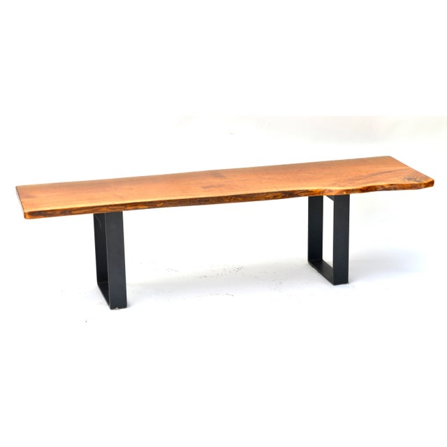 Room and Board Chilton Live Edge Walnut Bench Chairish