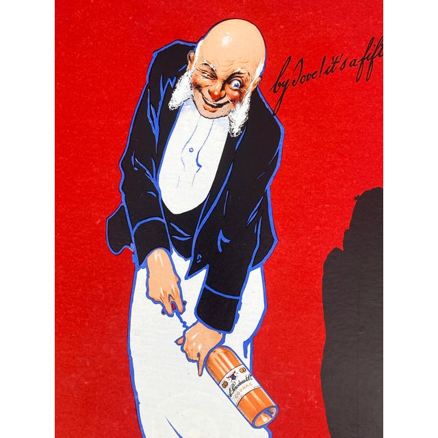 Advertising Poster from Pérodeau Cognac, Paris, 1920s For Sale - Image 12 of 18