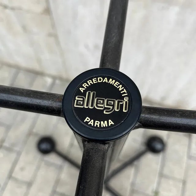 Coffee Table with Wheels from Allegri Parma, Italy, 1970s For Sale - Image 4 of 12