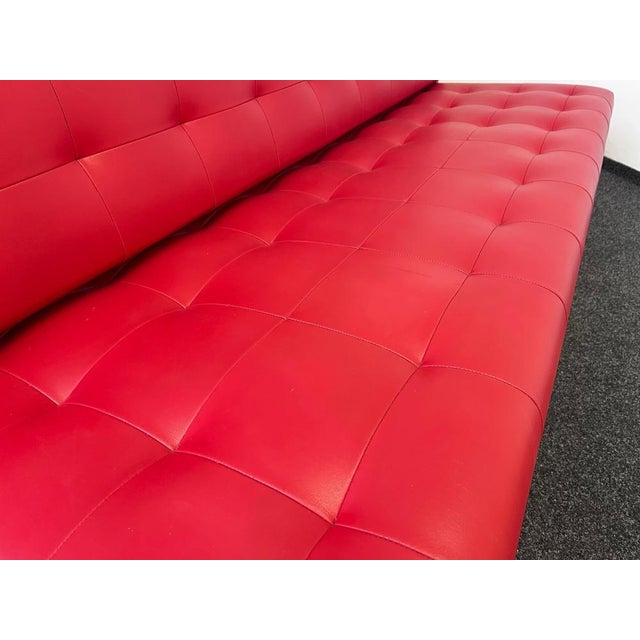 Textile Mid-Century Folding Sofa, Former Czechoslovakia, 1970s For Sale - Image 7 of 14