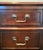 Wood Colonial Manufacturing Leather Top Mahogany Regency Desk For Sale - Image 7 of 10