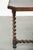 Wood Antique English Walnut Side Table with Turned Legs and Octagonal Top, 1680 For Sale - Image 7 of 14