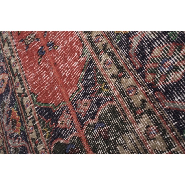 Vintage Mid Century Modern Oriental Runner 2'2'' X 11'8'' For Sale - Image 6 of 10