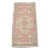 1960s Outdoor Pink Color Handmade Small Rug For Sale