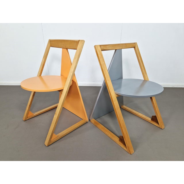 Postmodern Chairs, 1980s, Set of 2 For Sale - Image 11 of 11