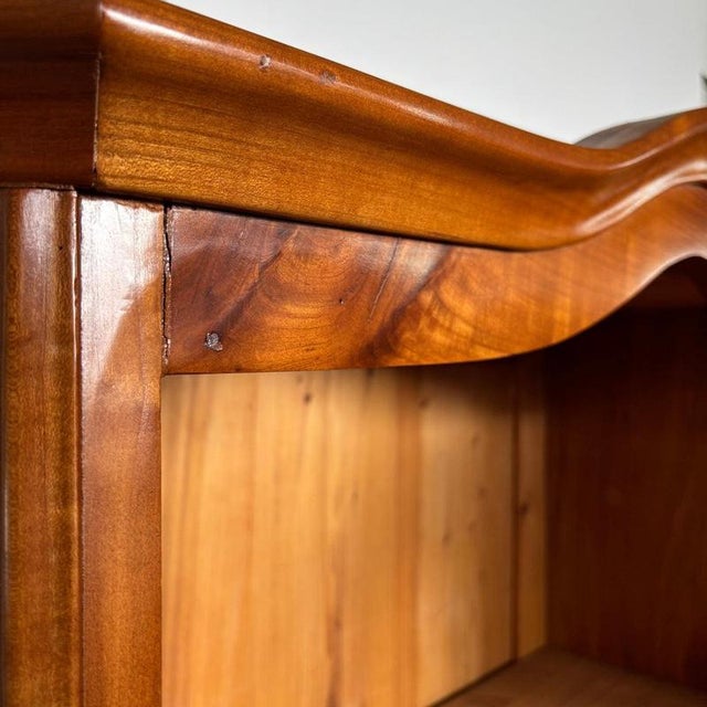 Antique Biedermeier Solid Cherry Display Cabinet, 1830 For Sale - Image 16 of 18