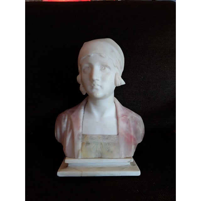 Antique Bust by Dedina For Sale - Image 9 of 9