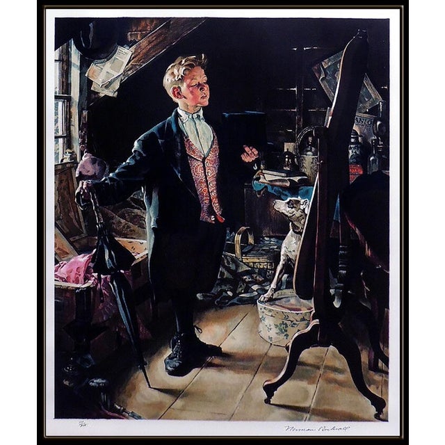 American Mid 20th Century Top Hat and Tails, Norman Rockwell For Sale - Image 3 of 6