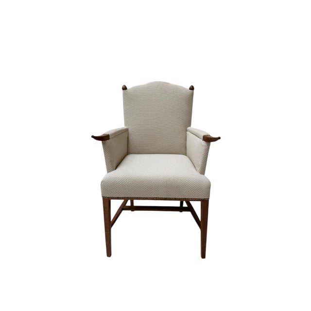 Art Deco Amsterdam School Chair by Willem Penaat for Metz & Co., 1920s For Sale - Image 9 of 12