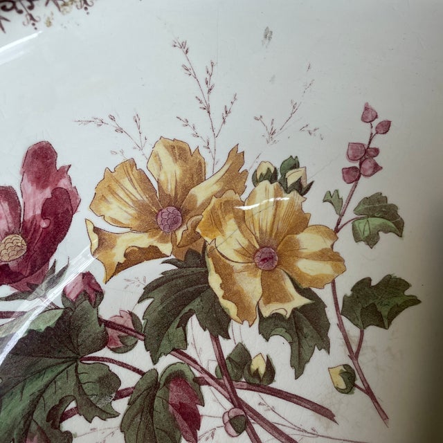 Toilette Set with Tilt Jug from Sarreguemines, 1890s, Set of 2 For Sale - Image 8 of 12