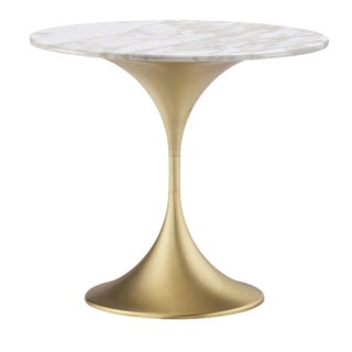 Daperly Small Carrara Golden Coffee Table by P. Rizzatto For Sale