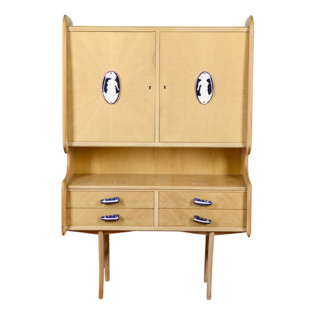 Vintage Living Room Sideboard by Vittorio Dassi, 1950s For Sale