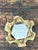 Vintage Punch Cut Brass Mirror For Sale - Image 11 of 12
