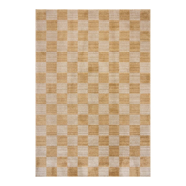 Chris Loves Julia x Loloi Calvin Apricot / Ivory 9'-6" x 12'-6" Area Rug For Sale