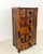 Mid-Century Modern Vintage Burnt Bamboo 3 Drawer Chest Boho Storage Jewelry Cabinet MCM Decor For Sale - Image 3 of 8