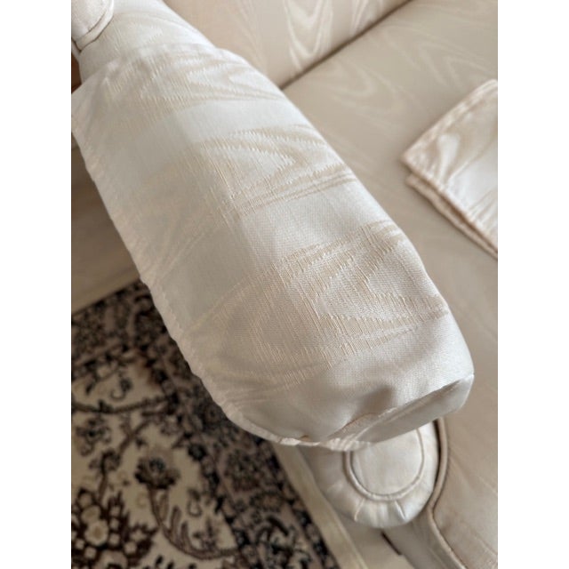 1980s Two Wingback / High Back Chairs For Sale - Image 10 of 11