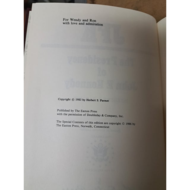 Easton Press Library of the Presidents Set of 9 Leather Books For Sale - Image 13 of 17